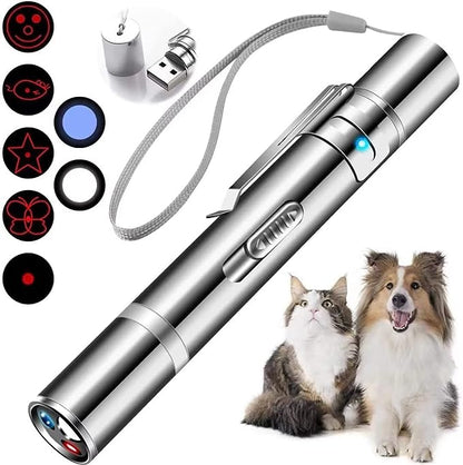 Cat Toys Laser Pointer with 7 Adjustable Patterns